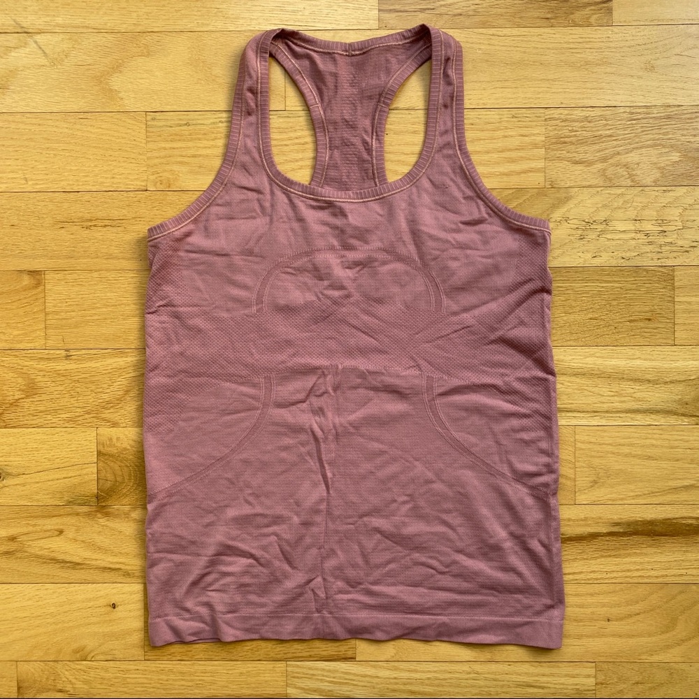 COPY - Lululemon dusty rose pink swiftly tech racer back tank top size 10